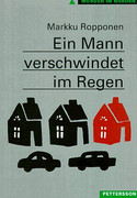 Ein Mann verschwindet im Regen