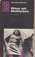 Bilanz mit Blutflecken