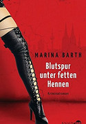 Blutspur unter fetten Hennen