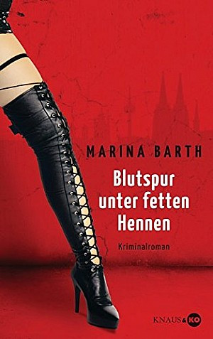 Blutspur unter fetten Hennen